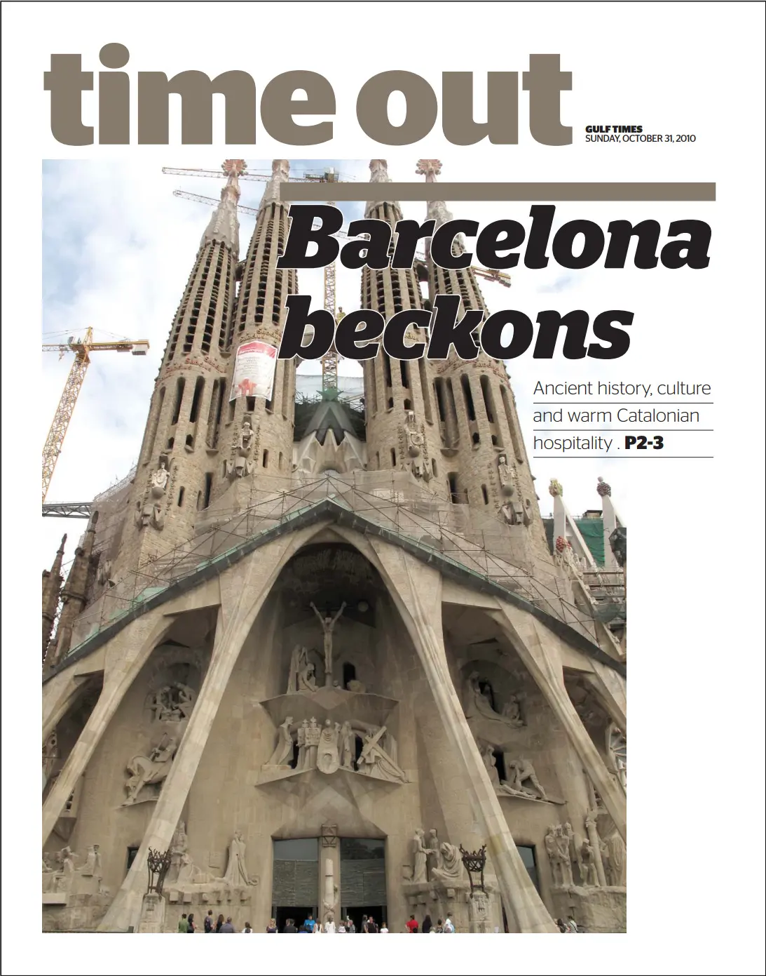 Original Gulf Times clipping: Feature: Barcelona beckons