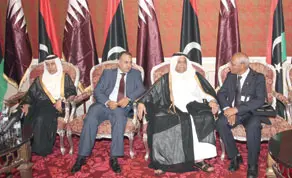 Original Gulf Times clipping: Massive support for Libyan TNC leader