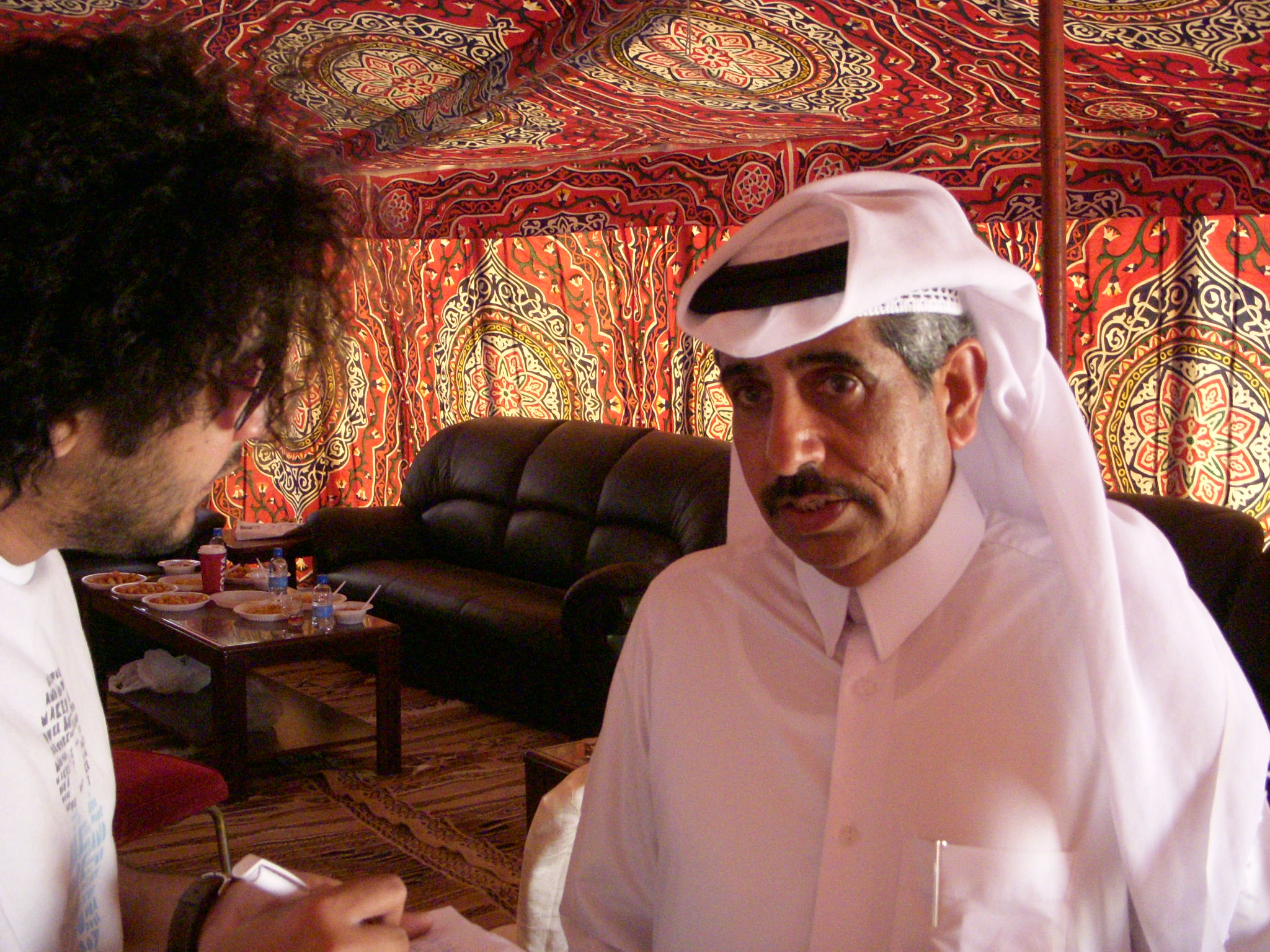 Interviewing at the Al Khor Air Show